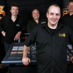 Midas and Klark Teknik’s David Cooper, Karl Brant, Rob Hughes and Richard Ferriday