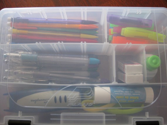 Contents of the second tray