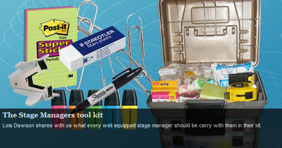 sm tool kit jead The Stage Managers tool kit