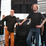 Tom Back with Philip ‘Dr.Phil’ de Haan, head of Alcons Audio R&D