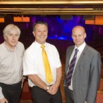 L-R Mick Hannaford (MD of Robe UK), Simon Stuart (MD of HSL) & Phil Yeomans (Entertainment Sound & Lighting Manager, Carnival UK)