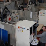 5 Star's Phil Bailey with the 3 Thermwood CNCs