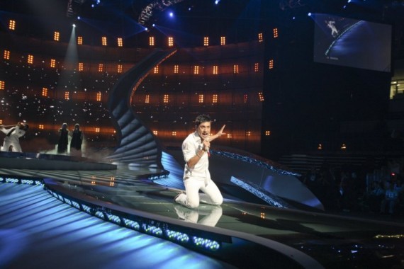 euro-sennheiser Bringing the Eurovision Song Contest to Moscow: last year’s winner Dima Bilan