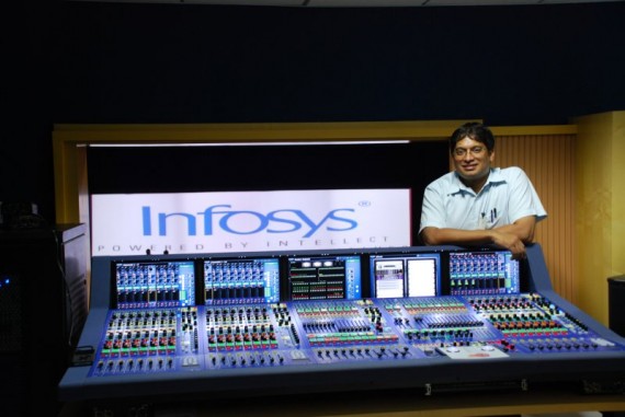 midas-xl8-infosys-india Acoustic Control director Sanjay Mudartha with the Infosys Midas XL8