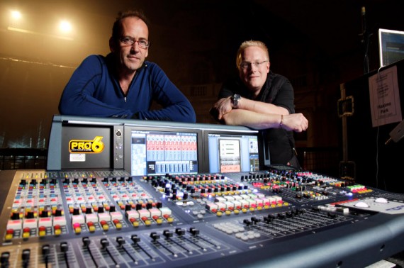 midas-pro6-maximo-park-3 Maximo Park FOH engineer Huw Richards and system tech Nick Pain with the Midas PRO6