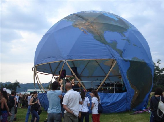 Firefly Solar powers ETC Source Fours at Glastonbury(Medium) Firefly Solar