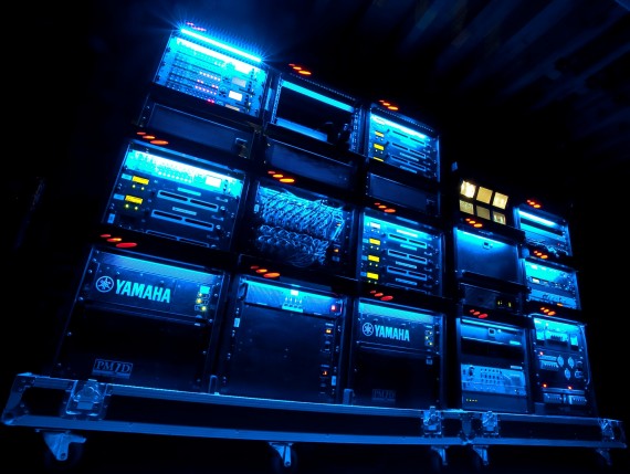 Orbital Sound Main Equipment Racks on Sound of Music UK Tour