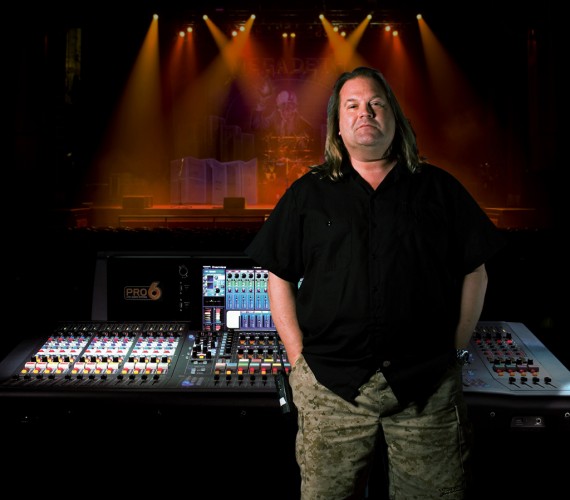 midas-pro6-megadeth Megadeth’s FOH engineer Doug Short with his Midas PRO6