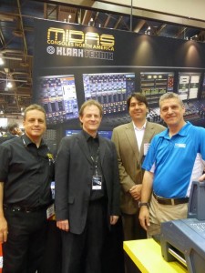 midas-klarkteknik-canada Jonathan Chitty and John Oakley, Midas Klark Teknik; Jeffrey Carman and Bill Kinal, Erikson Audio
