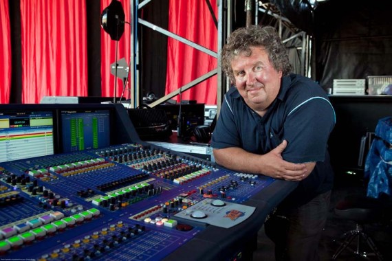 midas-xl8-simply-red Simply Red’s FOH engineer Graham Blake with the Midas XL8