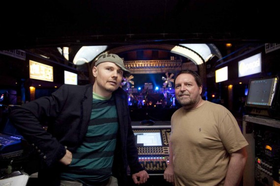 Jon Lemon with Billy Corgan Jon Lemon with Billy Corgan