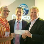 Rick Fisher (left), Mark Engel (centre) and Matthew Griffiths
