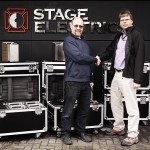 Adrian Searle with Tony Bailey, Pro Sales Manager for Miltec