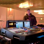 Jason Derulo’s FOH engineer Greg Bess with the Midas PRO6