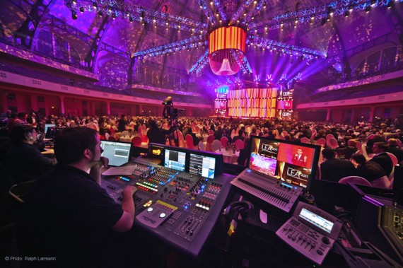 midas-pro9-lea-awards Kai Reiss operating the PRO9 front of house at the LEA Awards