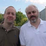 L-Acoustics’ new UK technical support manager Chris Vass (left) with UK sales manager Stuart Down