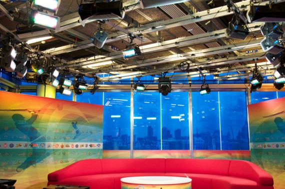 ITV’s Daybreak studio ITV’s Daybreak studio