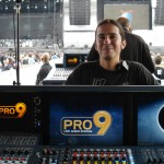Evanescence FOH engineer Eddie Mapp with Midas PRO9