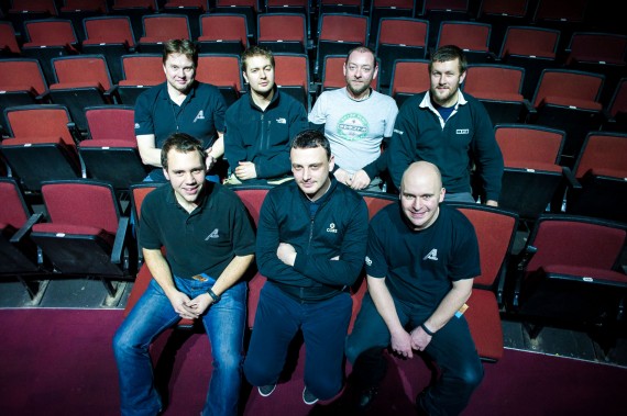 Back L-R Dave Kay, Sam Proctor,Marc Peers, Richard Nicholson. Front L-R Chris Neary, Ian Tomlinson, Chris Richardson
