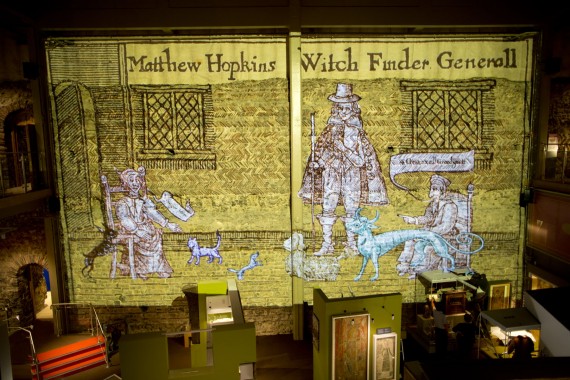 Projection Studio Colchester Castle Witchfinder General