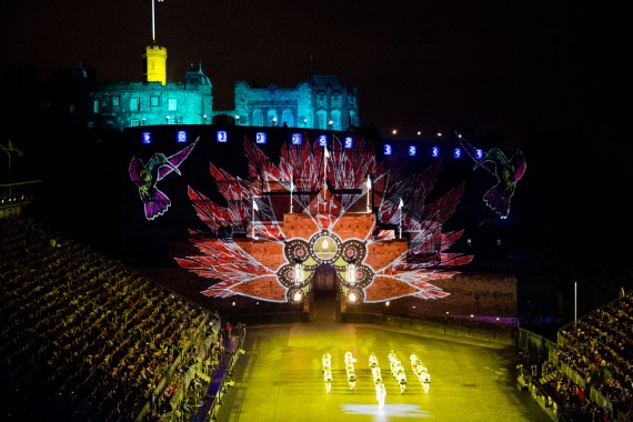 Projection Studio Edinburgh Tattoo 2014 08 Trinidad & Tobago walk on