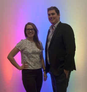 Emma Perrin and Justin Hammond of Wireless Lighting