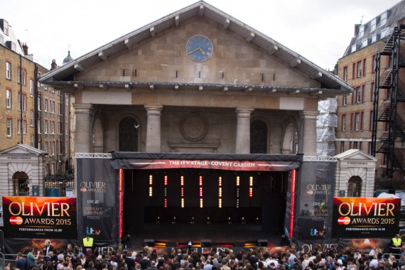 XL Video Olivier Awards 2015 photo by Alison Barclay - Covent Garden Piazza