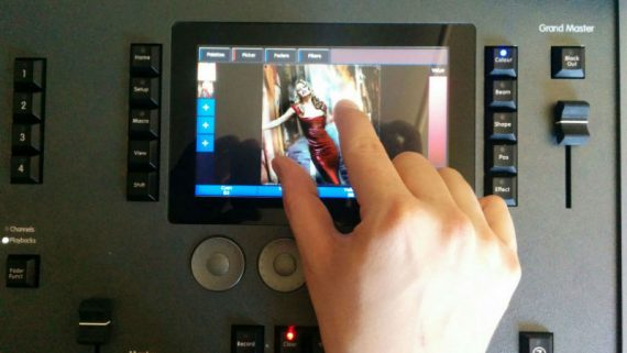 The colour picker with custom images.