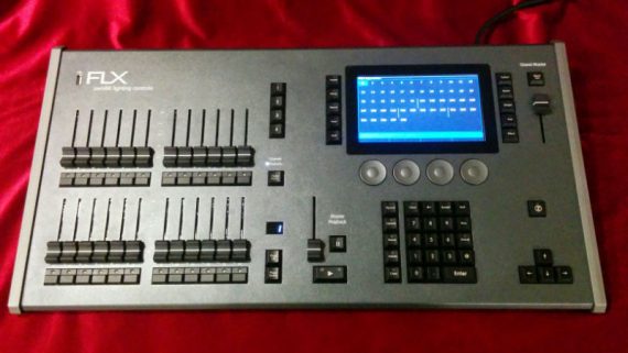 The front panel of the Zero 88 FLX.