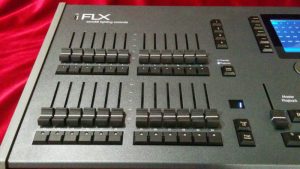The FLX lacks LCD scribble strips and motorised faders.