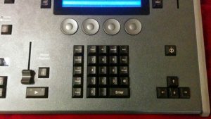 The FLX keypad for command line operation.