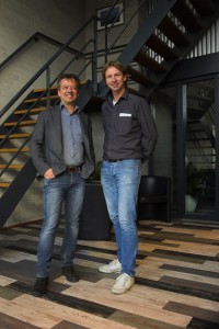 Stagelight’s Jacco van der Heijden on the left and Controllux’s Jeroen van Aalst on the right.