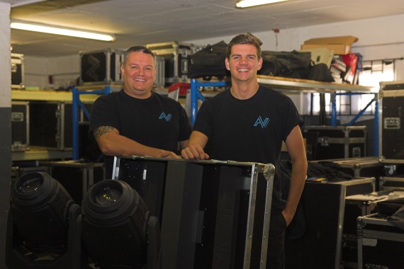 AV Company’s Craig (L) and Kegan Browning